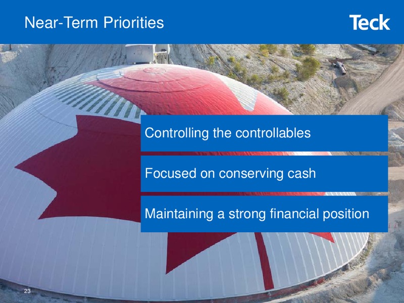 Fourth Quarter & Full Year 2014 Results – Teck Resources Limited – slide 22