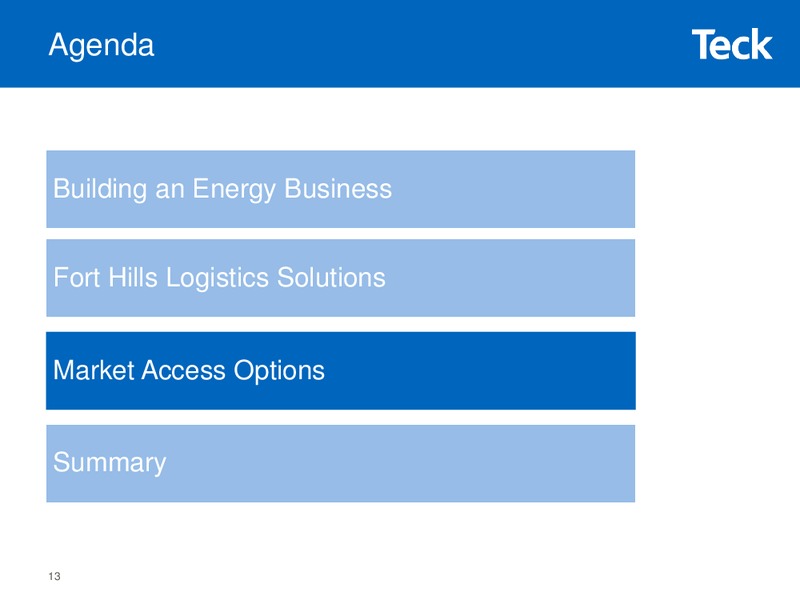 Investor Presentation – Teck Resources Limited – slide 12