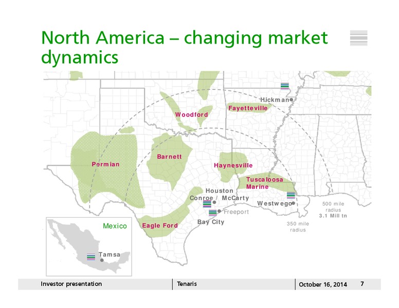 INVESTOR PRESENTATION – Tenaris Sa – slide 6