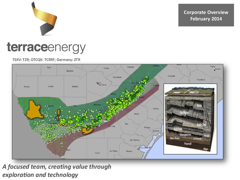 CORPORATE OVERVIEW – Terrace Energy Corp. – slide 1