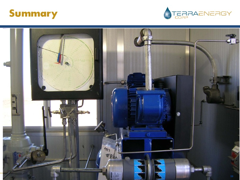 AGM Presentation – Terra Energy Corp. – slide 22