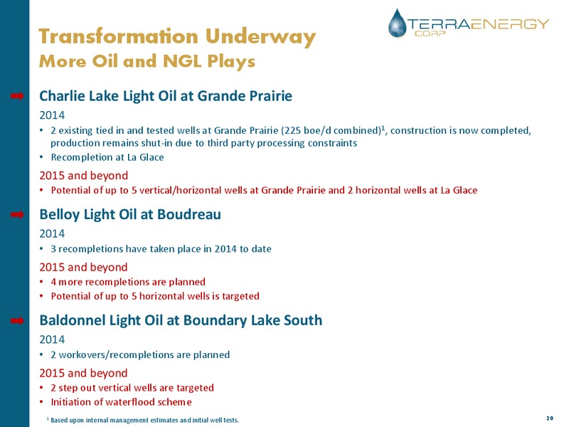 Investor Presentation – Terra Energy Corp. – slide 19