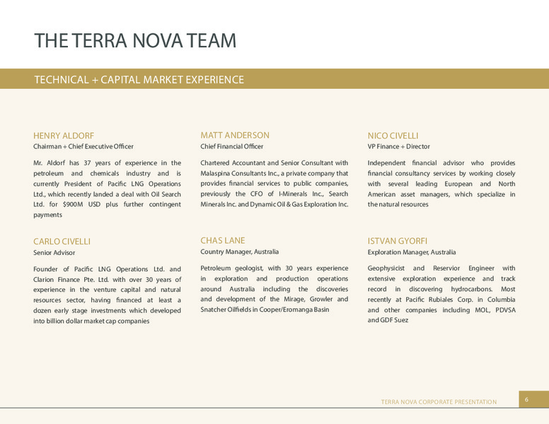 CORPORATE PRESENTATION – Terra Nova Energy Ltd. – slide 5