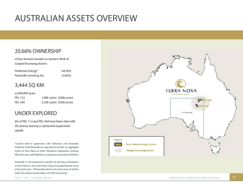 CORPORATE PRESENTATION – Terra Nova Energy Ltd. – slide 9