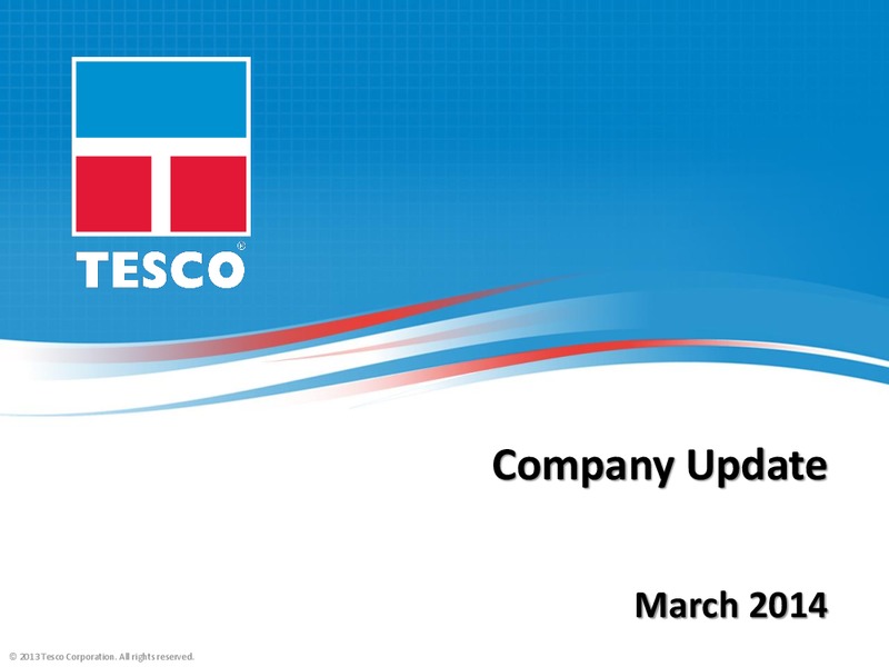 COMPANY UPDATE – Tesco Corporation – slide 18