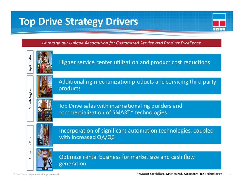 2014 2018 Strategy – Tesco Corporation – slide 11