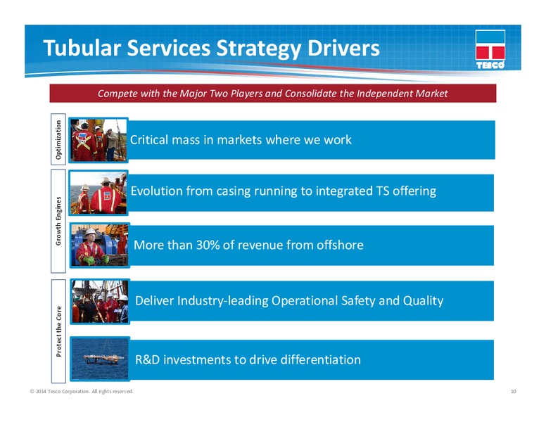 The Global Alternative – Tesco Corporation – slide 9