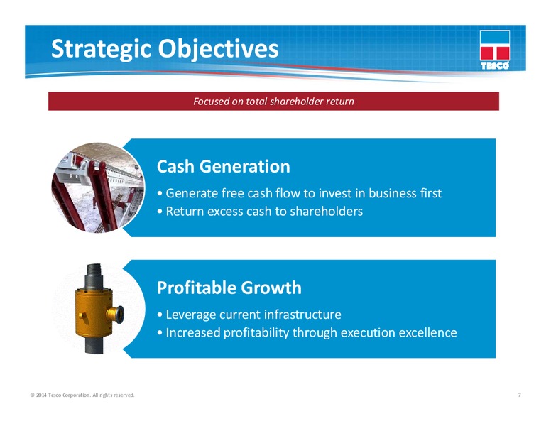 Company Update – Tesco Corporation – slide 6