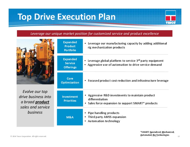 Company Update – Tesco Corporation – slide 11