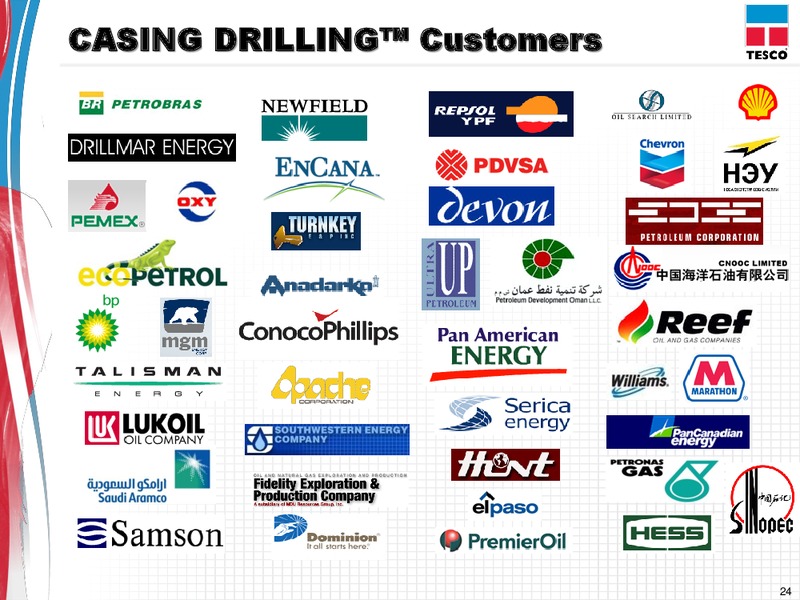 CAPITAL ONE SOUTHCOAST 6TH ANNUAL ENERGY – Tesco Corporation – slide 23