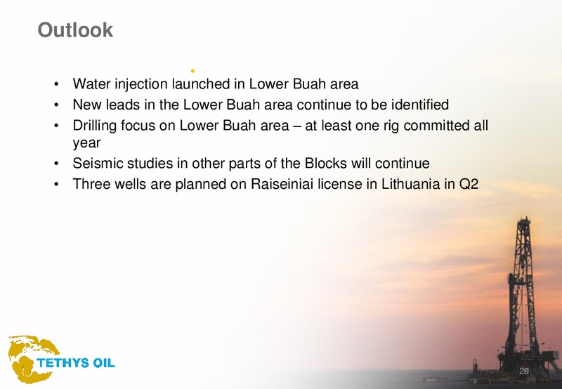 Q4 2014 – Tethys Oil – slide 20