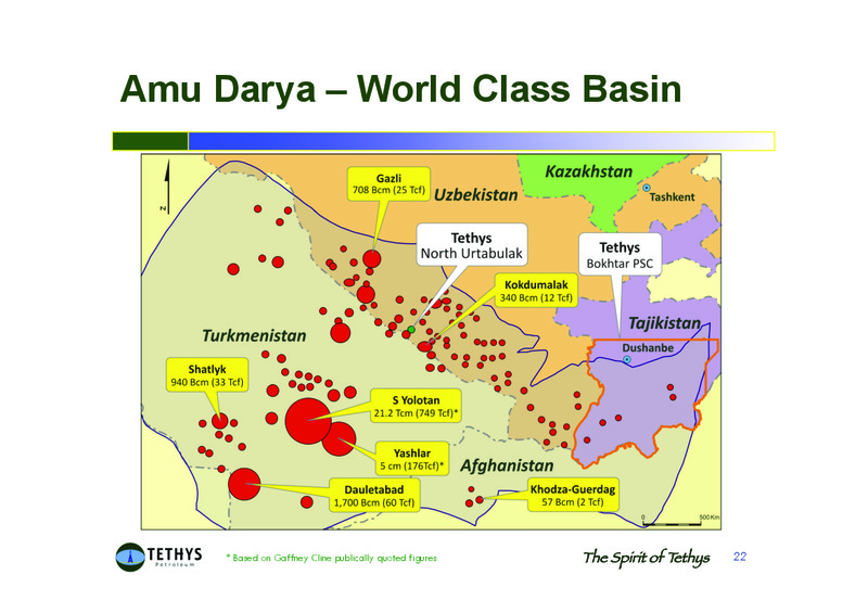 UPDATE AND GENERAL INFORMATION – Tethys Petroleum Ltd. – slide 21