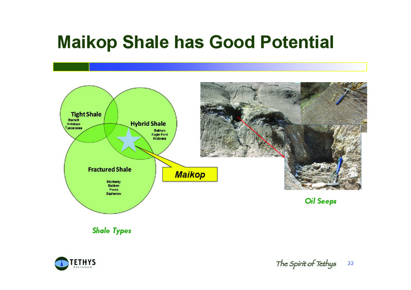 UPDATE AND GENERAL INFORMATION – Tethys Petroleum Ltd. – slide 32