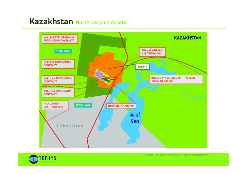 Corporate Update – Tethys Petroleum Ltd. – slide 14