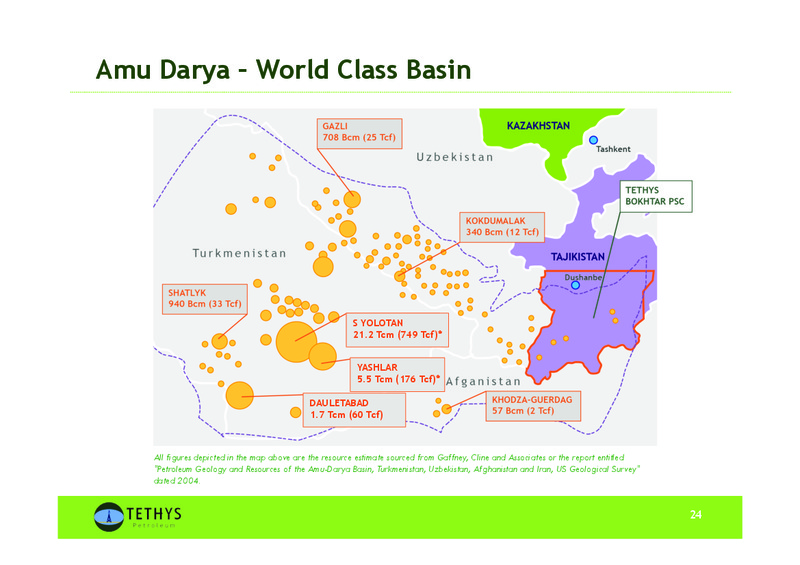 Corporate Update – Tethys Petroleum Ltd. – slide 24