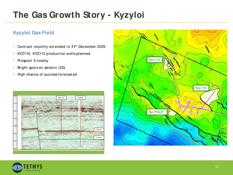 MARCH 2015 CORPORATE PRESENTATION – Tethys Petroleum Ltd. – slide 16