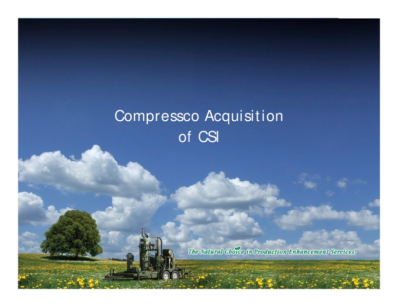 INVESTOR PRESENTATION – Tetra Technologies Inc. – slide 18