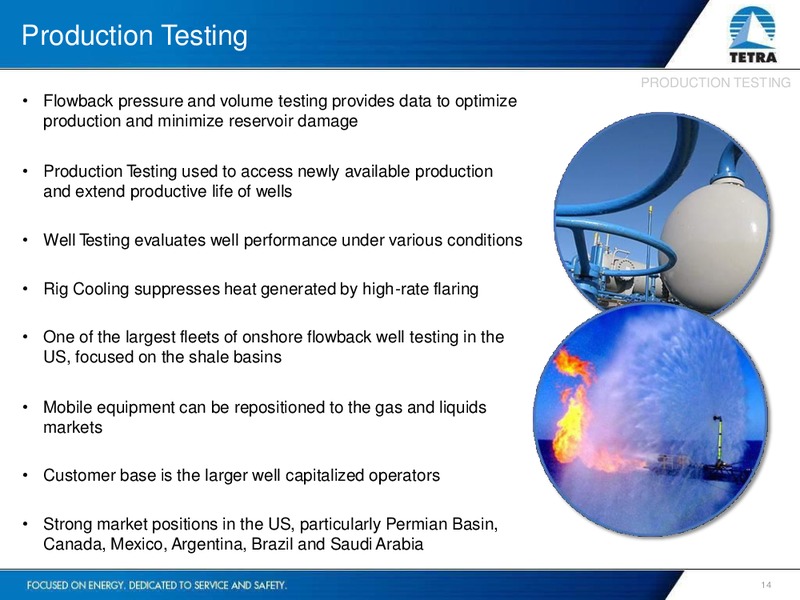 MARCH 2015 INVESTOR PRESENTATION – Tetra Technologies Inc. – slide 13