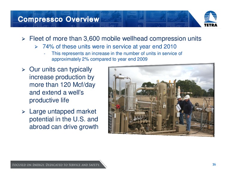 HOWARD WEIL 39TH ANNUAL ENERGY CONFERENCE – Tetra Technologies Inc. – slide 16