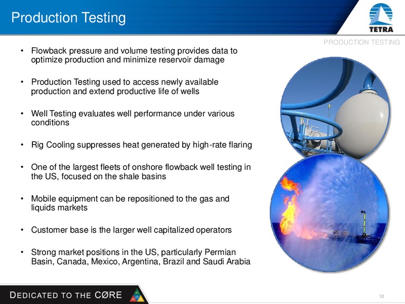 HOWARD WEIL INVESTOR PRESENTATION – Tetra Technologies Inc. – slide 9