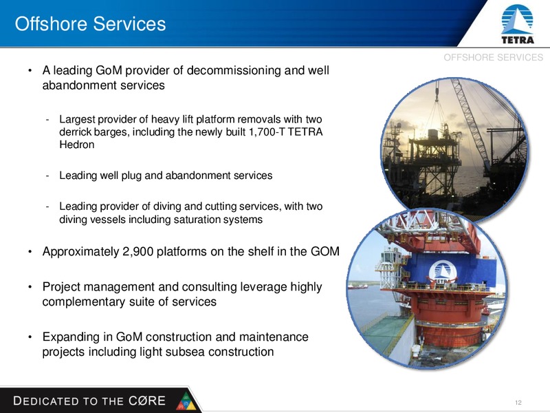 HOWARD WEIL INVESTOR PRESENTATION – Tetra Technologies Inc. – slide 11