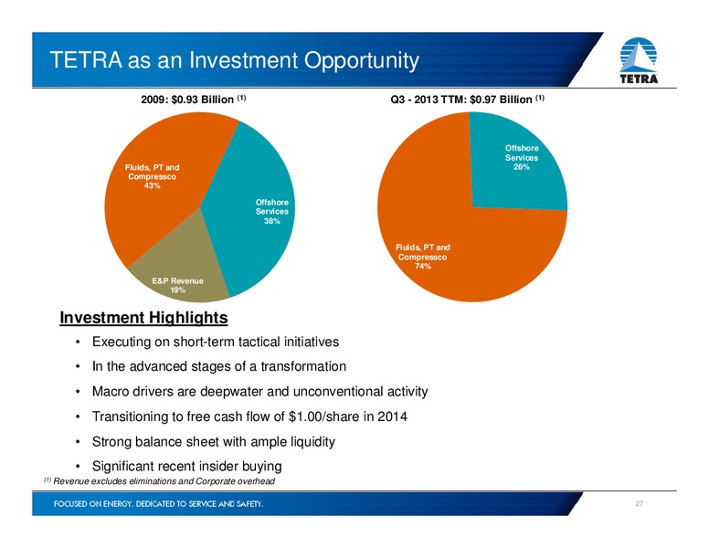 Investor Presentation – Tetra Technologies Inc. – slide 26