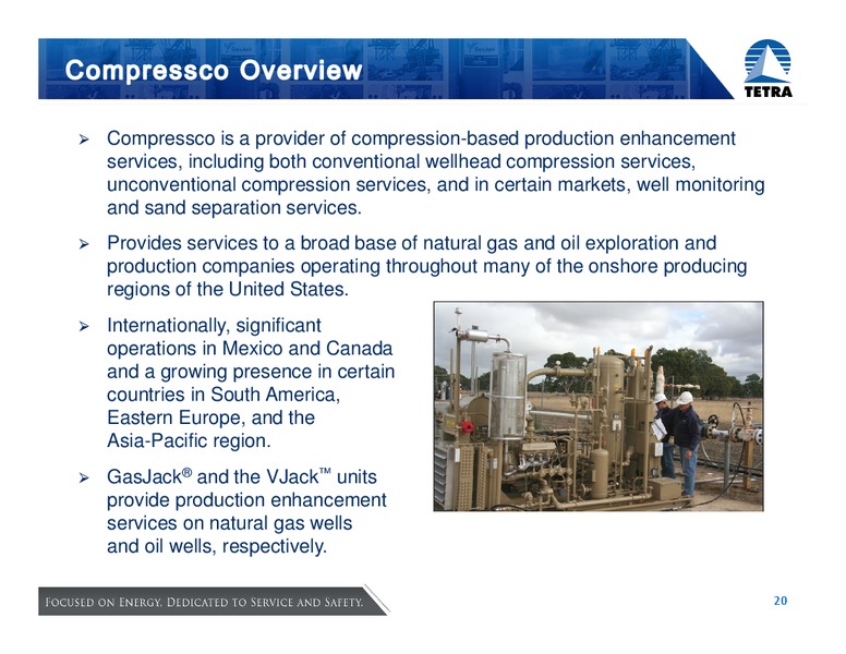 7TH ANNUAL ENERGY CONFERENCE – Tetra Technologies Inc. – slide 20