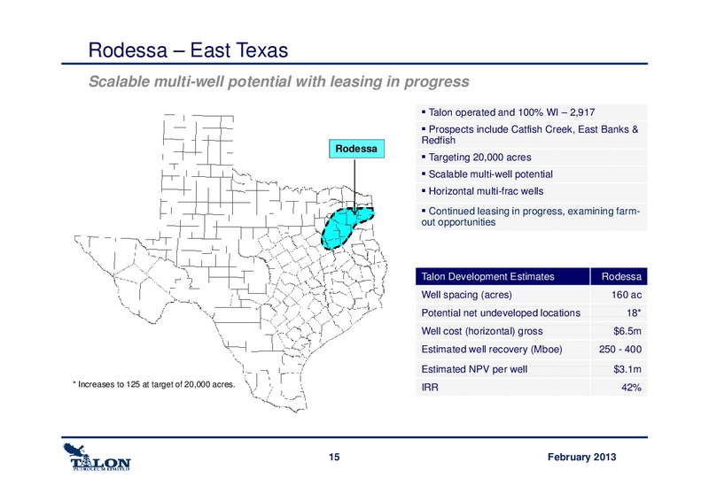 Company Presentation – Texon Petroleum Limited – slide 15