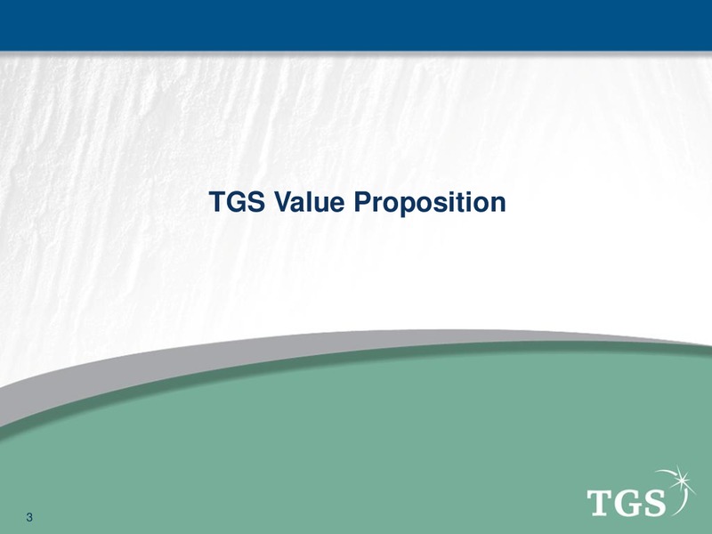 THE NORWEGIAN SOCIETY OF FINANCIAL ANALYSTS – TGS – slide 3