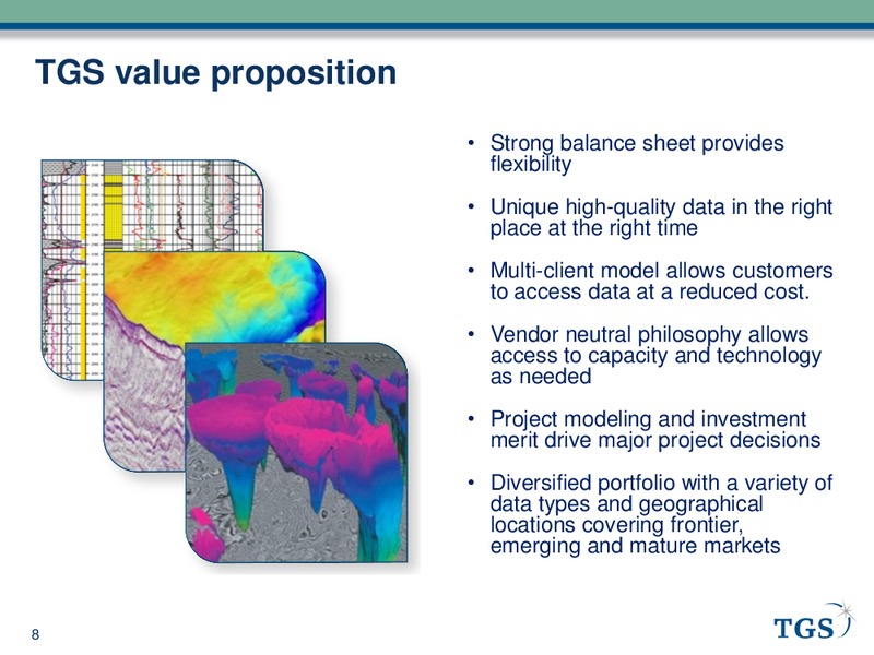 THE NORWEGIAN SOCIETY OF FINANCIAL ANALYSTS – TGS – slide 8
