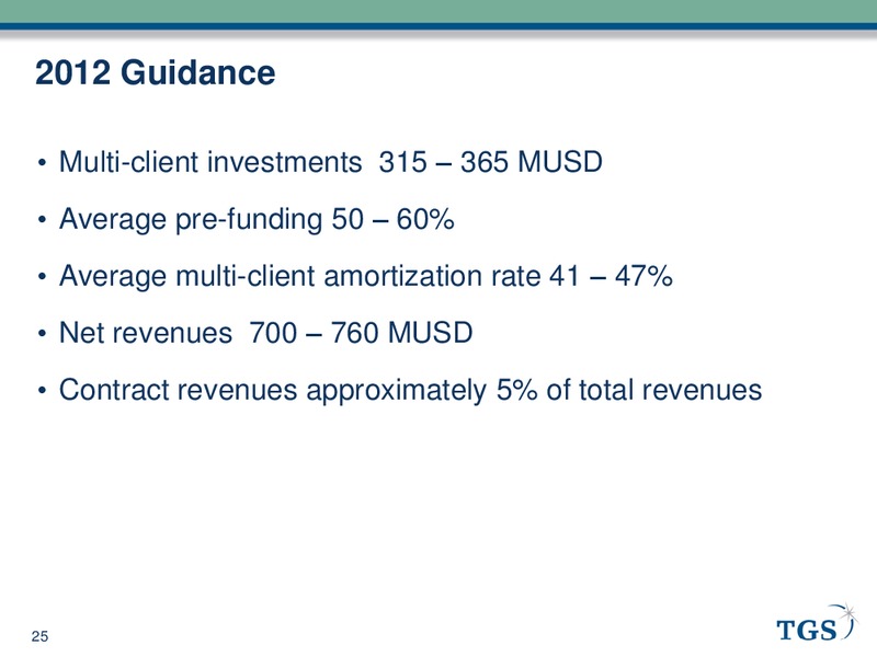 THE NORWEGIAN SOCIETY OF FINANCIAL ANALYSTS – TGS – slide 25