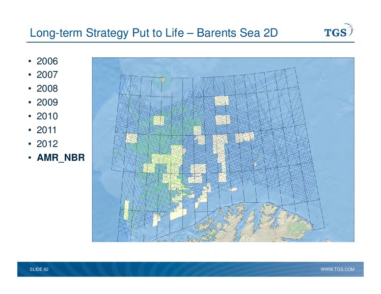 Capital Markets Day – TGS – slide 62