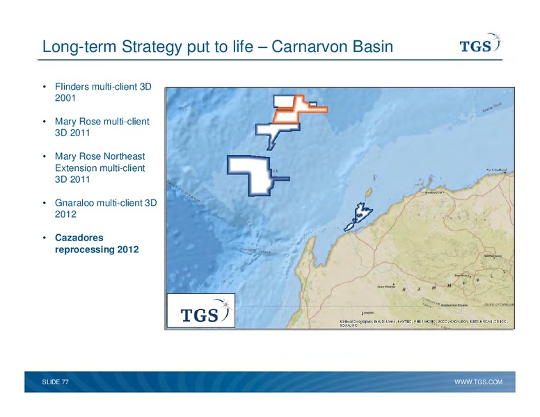 Capital Markets Day – TGS – slide 77