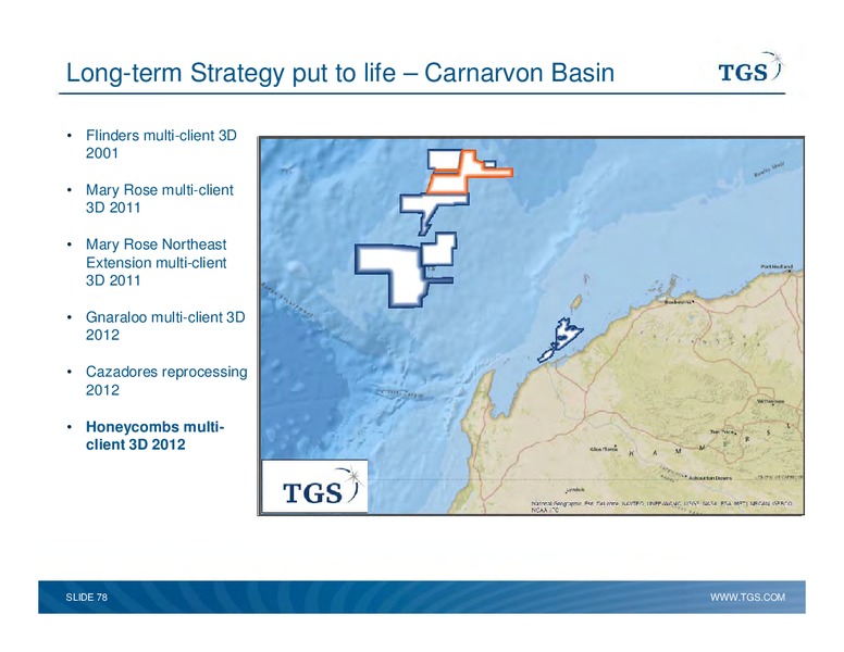Capital Markets Day – TGS – slide 78