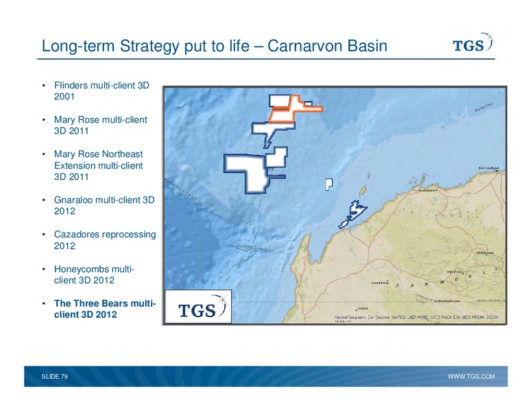 Capital Markets Day – TGS – slide 79
