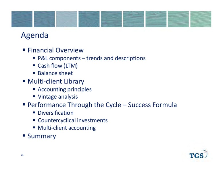 CAPITAL MARKETS DAY – TGS – slide 20