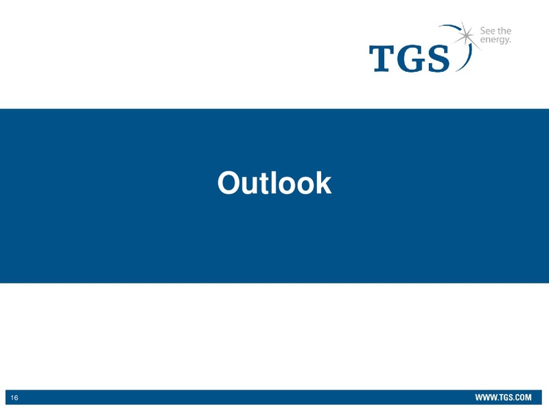 EAGE 2014 INVESTOR PRESENTATION – TGS – slide 15