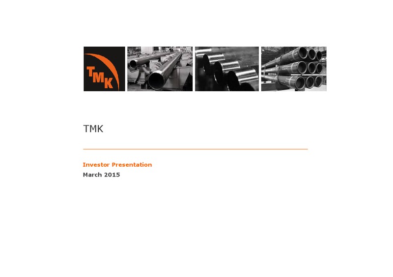 INVESTOR PRESENTATION – Tmk Group – slide 1