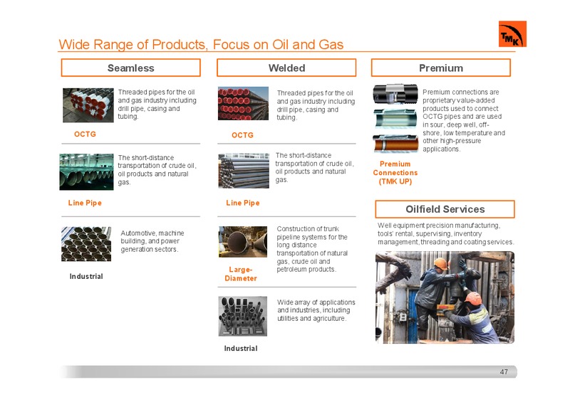 INVESTOR PRESENTATION – Tmk Group – slide 44