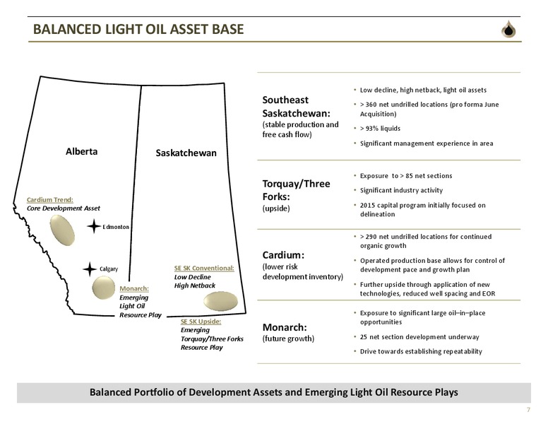 May 2015 Corporate Presentation – TORC Oil & Gas Ltd. – slide 5