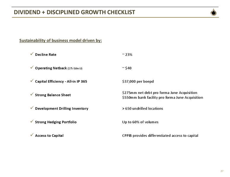 May 2015 Corporate Presentation – TORC Oil & Gas Ltd. – slide 25