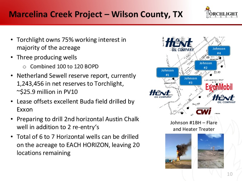 INVESTOR PRESENTAION – Torchlight Energy Resources, Inc. – slide 9