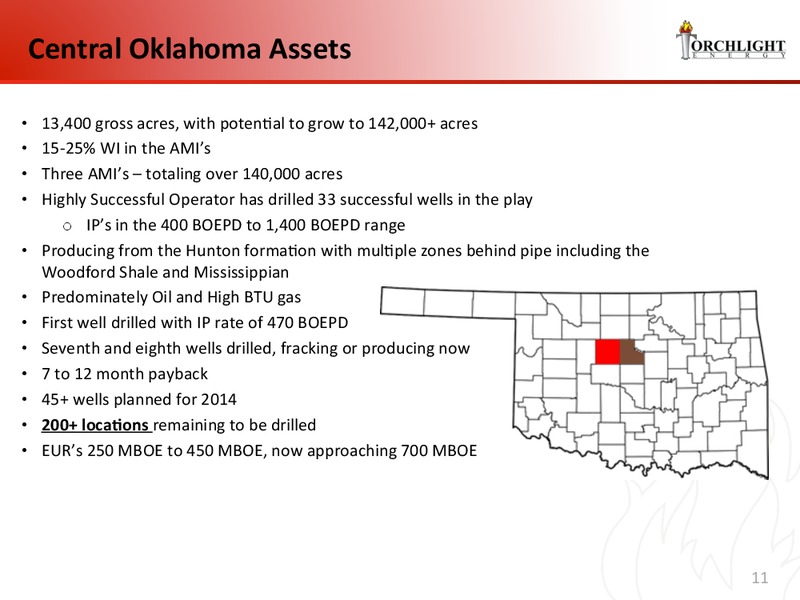 Investor Presentation – Torchlight Energy Resources, Inc. – slide 10