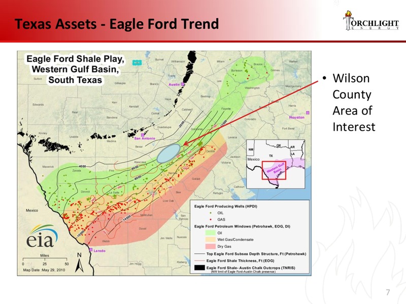 Investor Presentation – Torchlight Energy Resources, Inc. – slide 6
