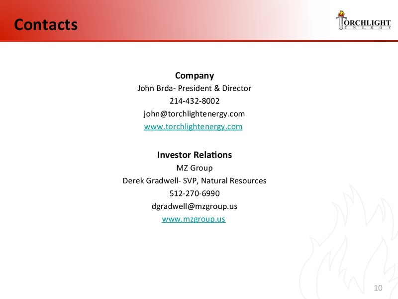 Orogrande Basin Project – Torchlight Energy Resources, Inc. – slide 9