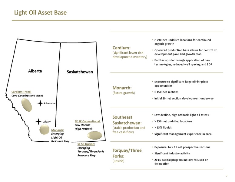 INVESTOR PRESENTATION – TORC Oil & Gas Ltd. – slide 5