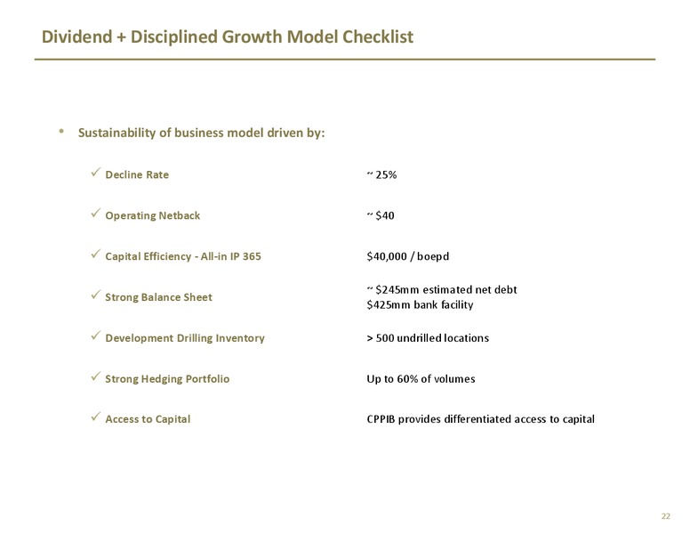 INVESTOR PRESENTATION – TORC Oil & Gas Ltd. – slide 24
