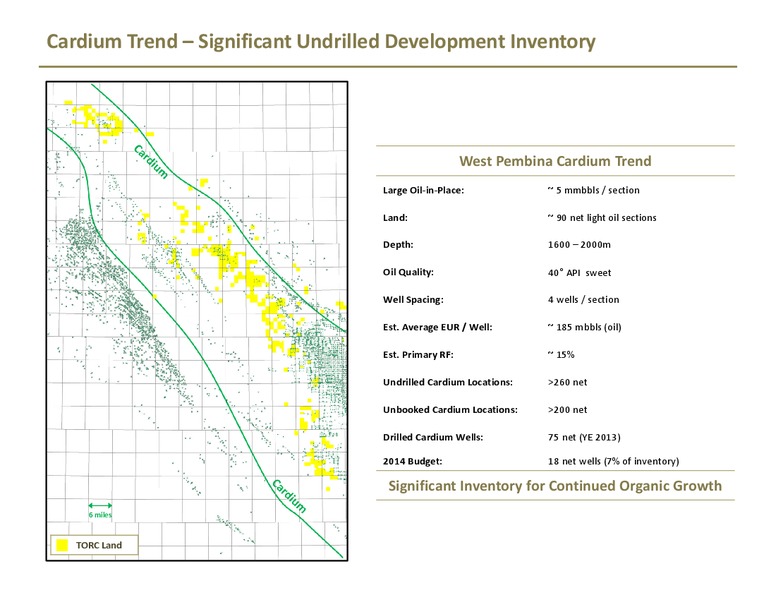 FIRSTENERGY SOCIETE GENERALE EAST COAST ENERGY CONFERENCE – TORC Oil & Gas Ltd. – slide 7