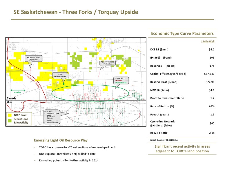 Investor Presentation – TORC Oil & Gas Ltd. – slide 15