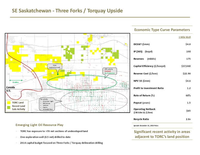 Investor Presentation – TORC Oil & Gas Ltd. – slide 15